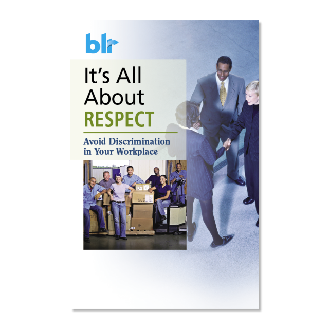 It's all about respect: Avoid discrimination in your workplace