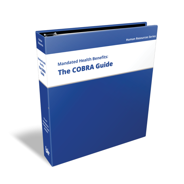 Mandated health benefits: the COBRA guide in print